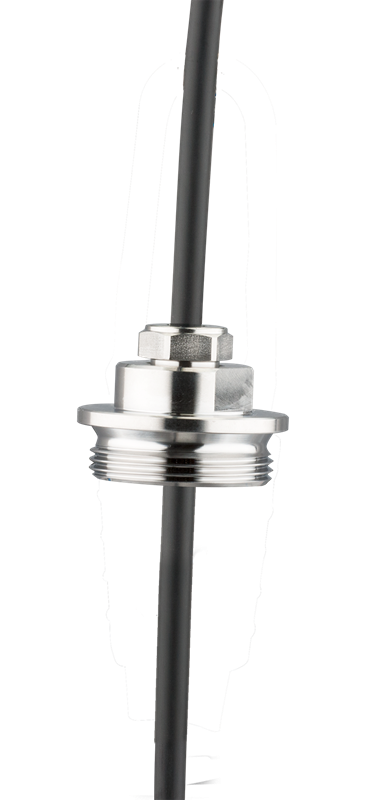 Screw connection for suspension cable