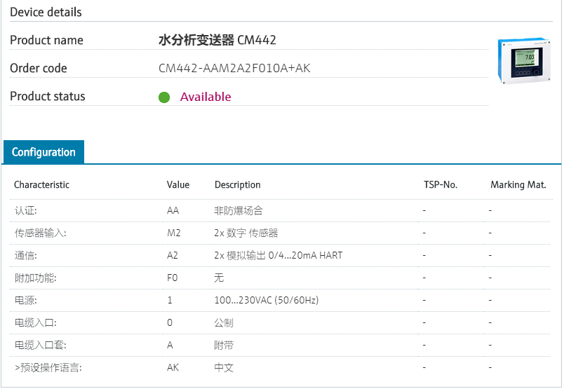 CM442-AAM2A2F010A-AK
